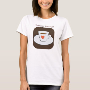 Camiseta del café express usted mismo