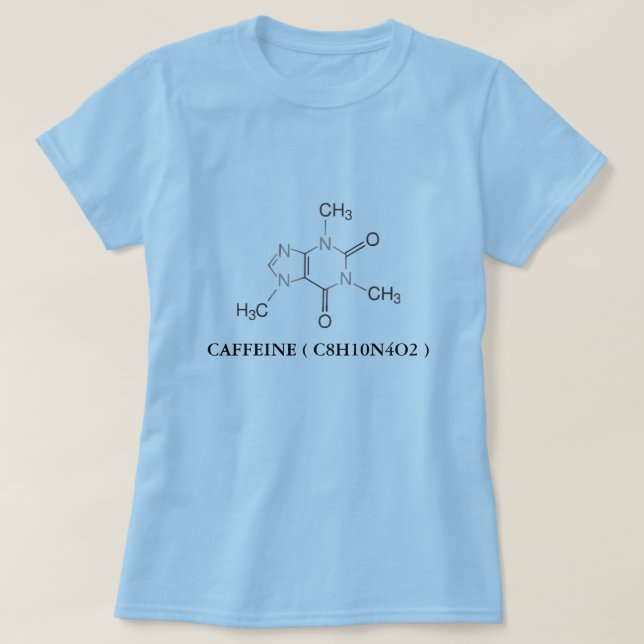 CAMISETA DEL CAFEÍNA (Diseño del anverso)