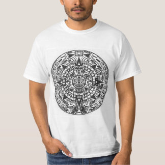 Camiseta del calendario azteca