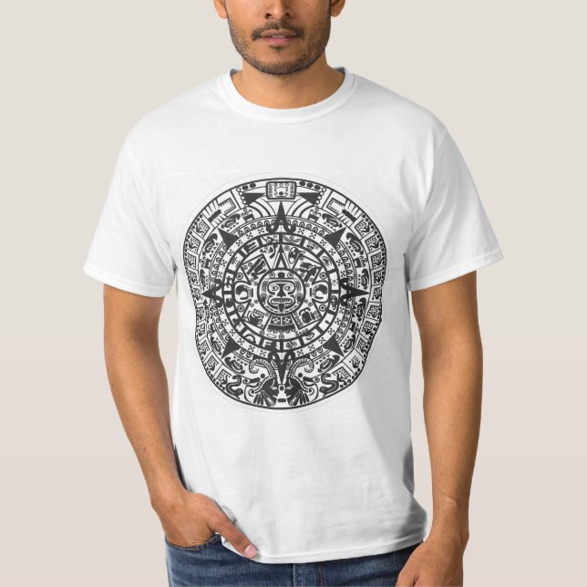 Camiseta del calendario azteca (Anverso)