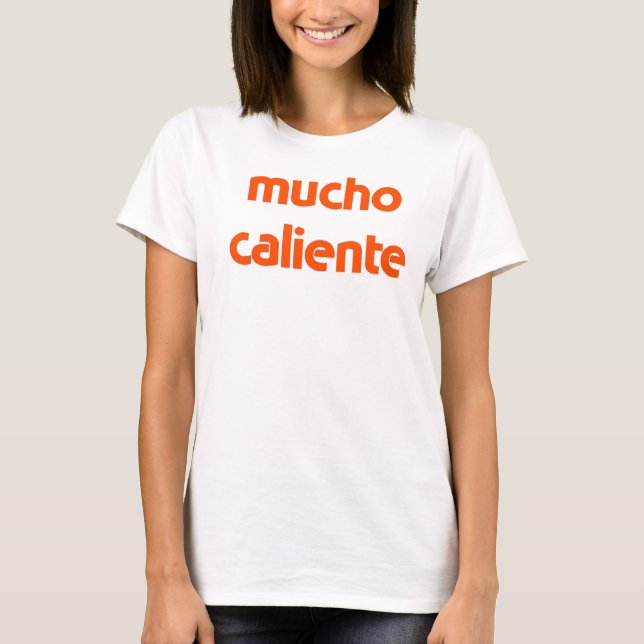 camiseta del caliente del mucho (Anverso)