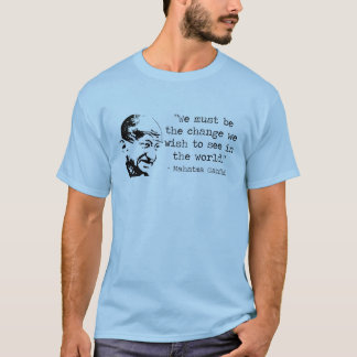 Camiseta del cambio de Gandhi