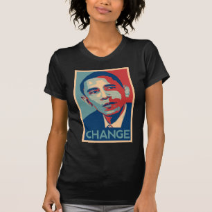 camiseta del cambio de obama