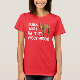 Camiseta del camello del día de chepa