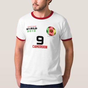 Camiseta del Camerún #9 Etoo del mundial ambos