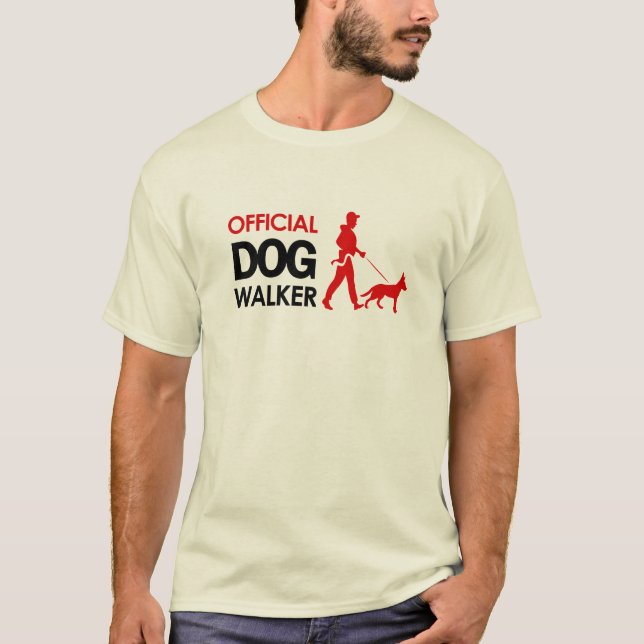 Camiseta del caminante del perro de pastor alemán (Anverso)