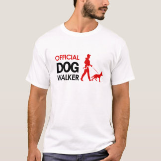 Camiseta del caminante del perro de pastor alemán