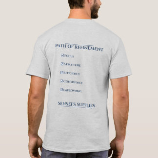 Camiseta del camino de refinamiento