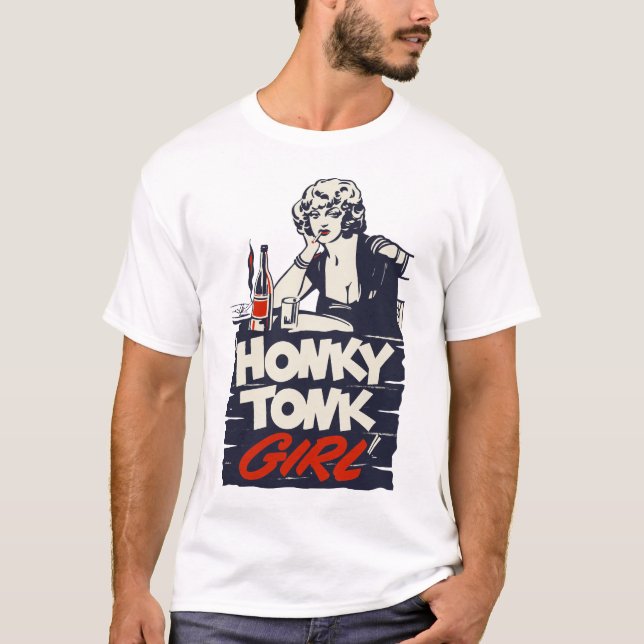 Camiseta Del "camiseta del cartel de película chica de Tonk (Anverso)
