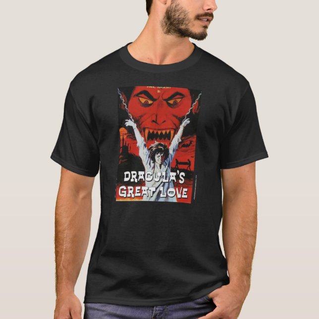 Camiseta Del "camiseta gran amor de Drácula" de Naschy 1973 (Anverso)