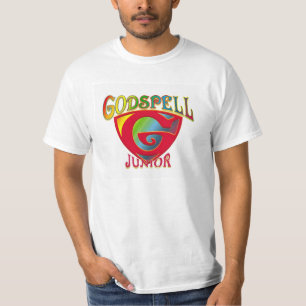 Camiseta Del "camiseta llana del logotipo Jr. de Godspell"