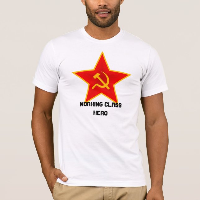 Camiseta Del "camiseta roja héroe de la clase obrera" de la (Anverso)