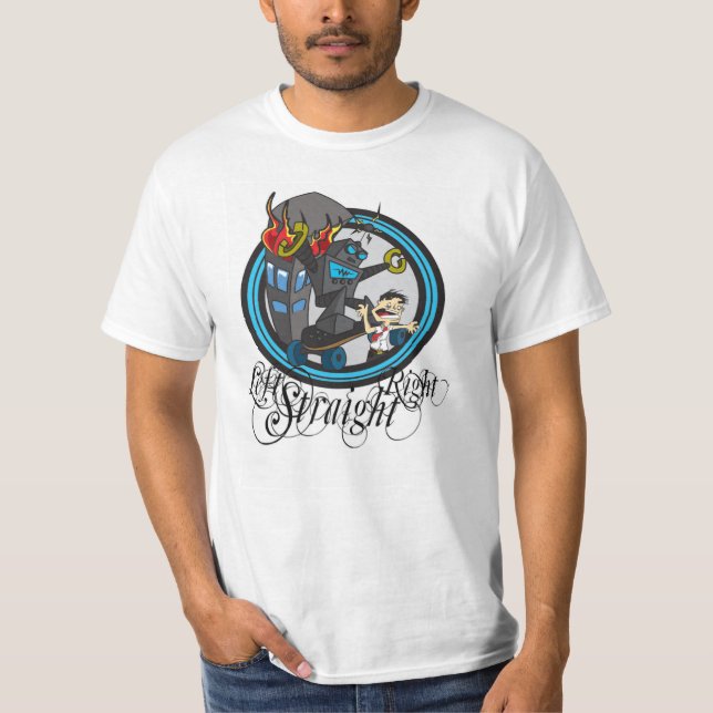 Camiseta Del "camisetas masculinas asalto urbano del zurdo" (Anverso)