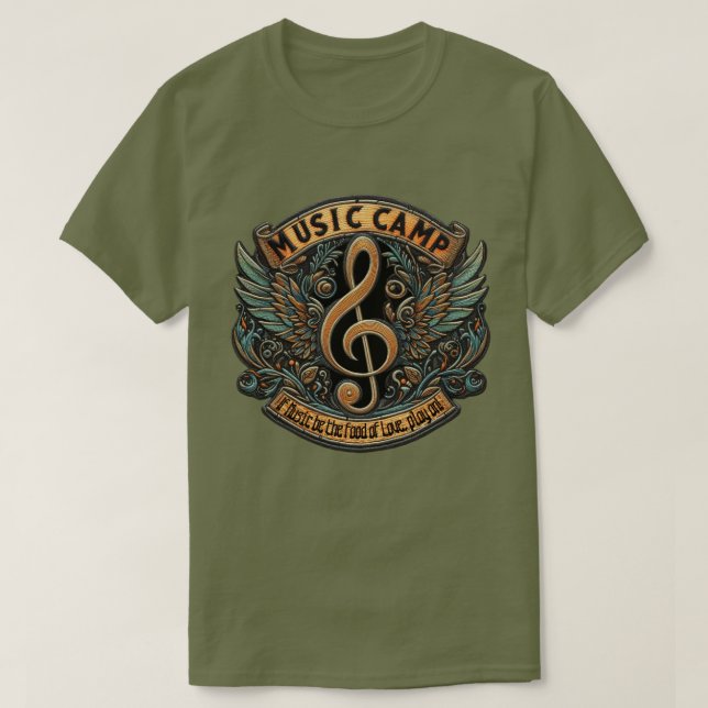 Camiseta del Campamento de Música (Diseño del anverso)