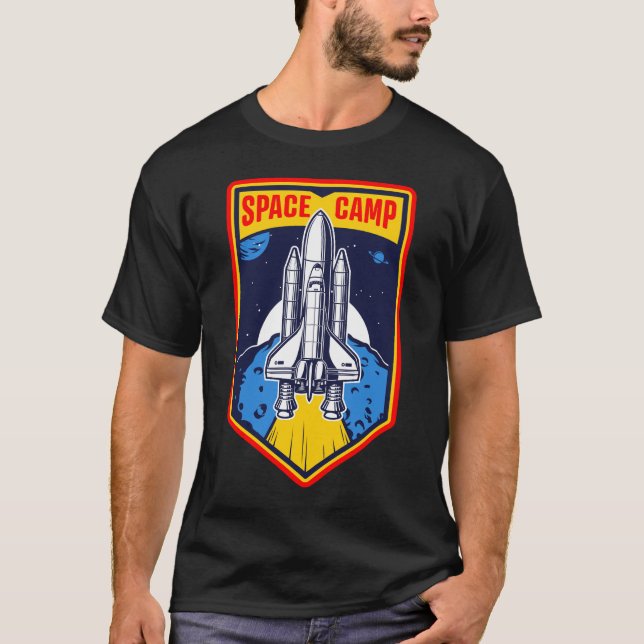 Camiseta del campamento espacial (Anverso)