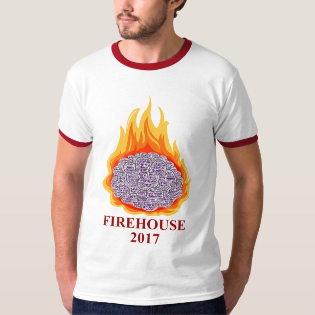 Camiseta del campanero de 2017 hombres llameantes (Anverso)