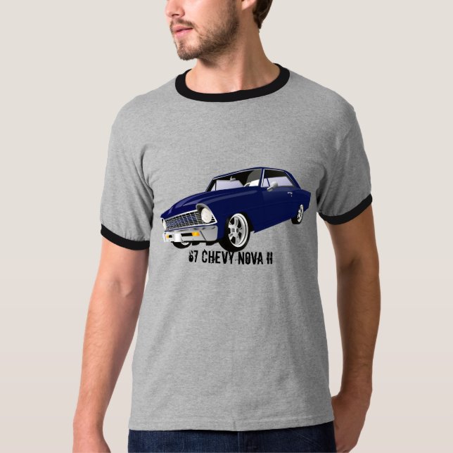 Camiseta del campanero de 67 Chevy Nova II (Anverso)