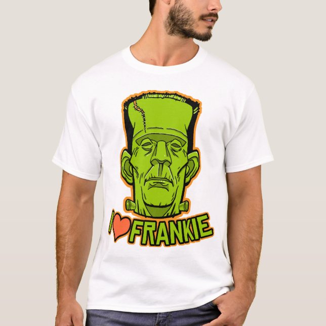 Camiseta del campanero de Halloween Frankenstein (Anverso)