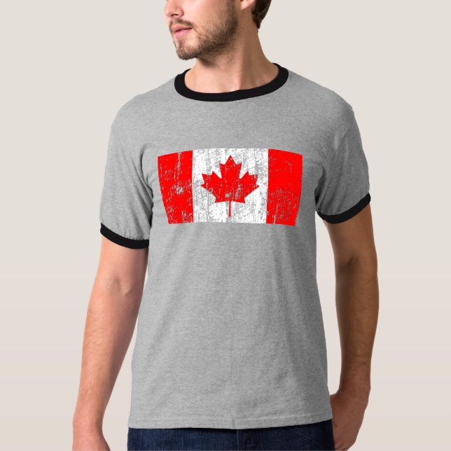 Camiseta del campanero de la bandera de Canadá del (Anverso)