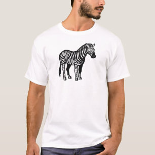 Camiseta del campanero de la cebra