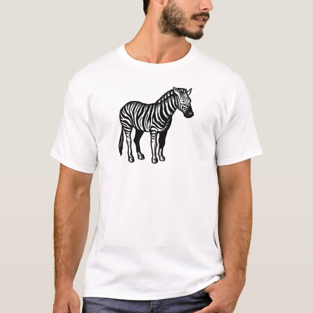 Camiseta del campanero de la cebra (Anverso)