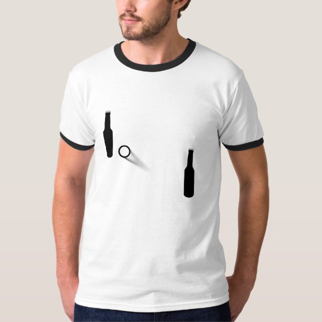 Camiseta del campanero de Pong de la cerveza (Anverso)