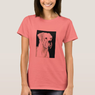Camiseta del campanero del arte del perro del