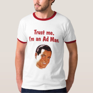 Camiseta del campanero del hombre del anuncio