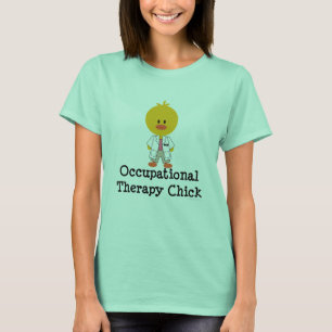 Camiseta del campanero del polluelo de la terapia