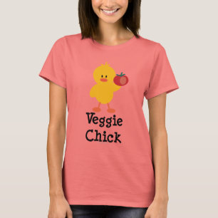 Camiseta del campanero del polluelo del Veggie