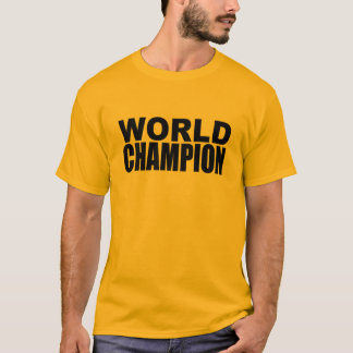 Camiseta del campeón del mundo