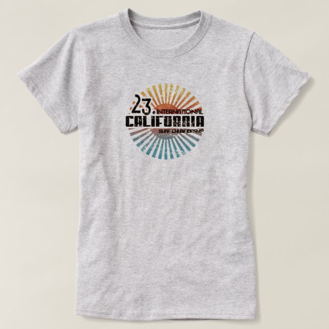 Camiseta del CAMPEONATO Femenino CALIFORNIA (Diseño del anverso)