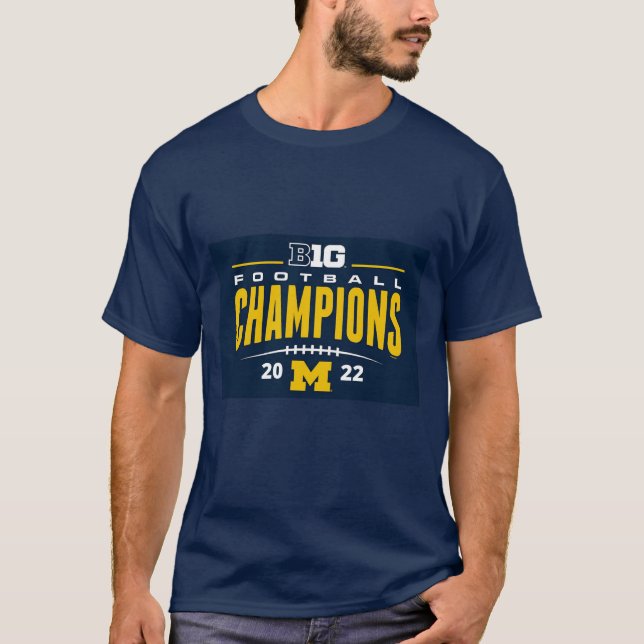 camiseta del campeonato michigan big ten (Anverso)