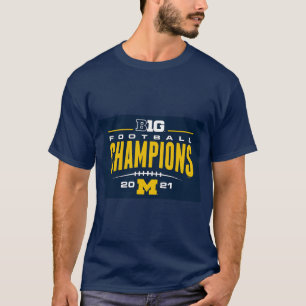 camiseta del campeonato michigan big ten