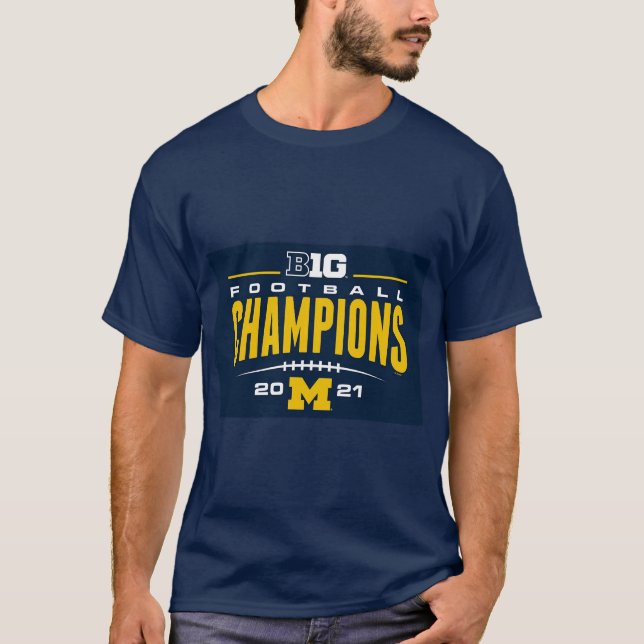 camiseta del campeonato michigan big ten (Anverso)