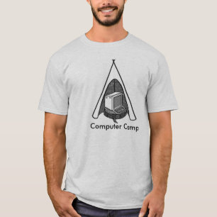 Camiseta del campo de ordenador