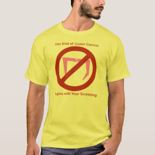 Camiseta del cáncer de colon