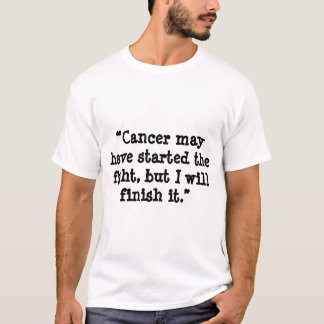 Camiseta del cáncer de los hombres