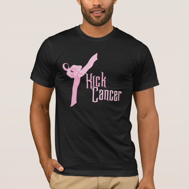 Camiseta del cáncer del retroceso (Anverso)