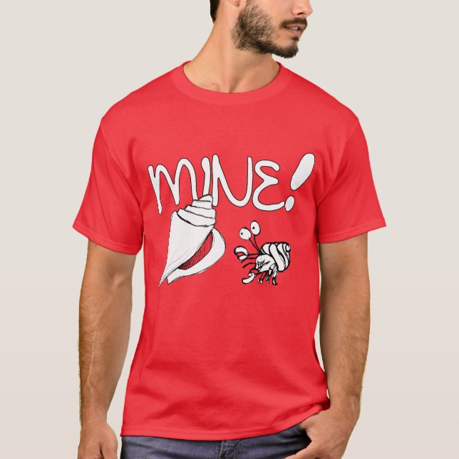 Camiseta del cangrejo de ermitaño (Anverso)