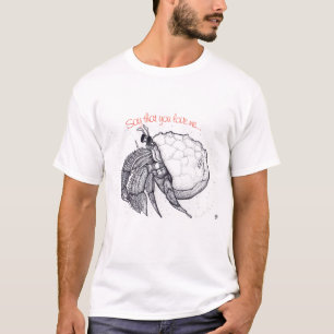 Camiseta del cangrejo de ermitaño
