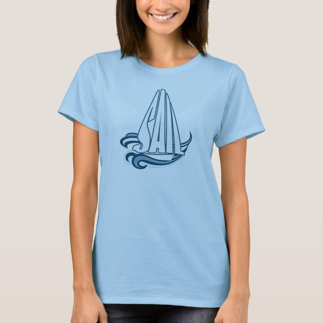 Camiseta del canotaje de la VELA para los (Anverso)