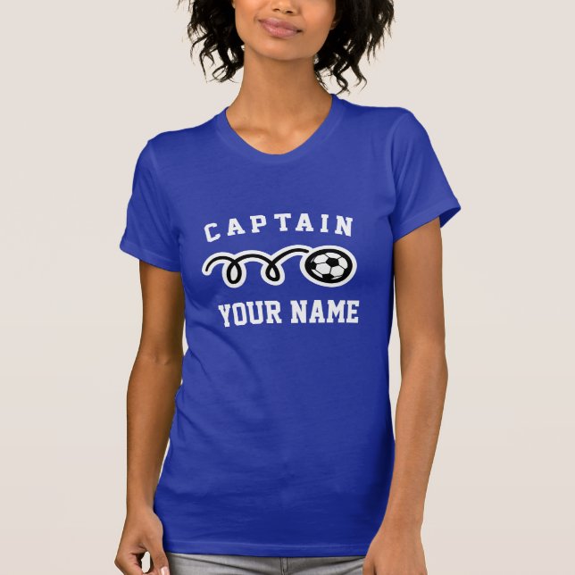 camiseta del capitán del equipo de fútbol personal (Anverso)