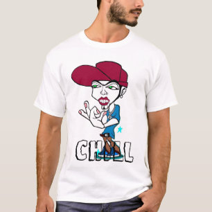 camiseta del caracter del homie