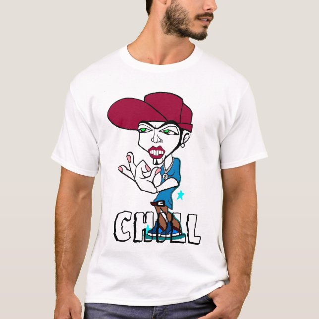 camiseta del caracter del homie (Anverso)