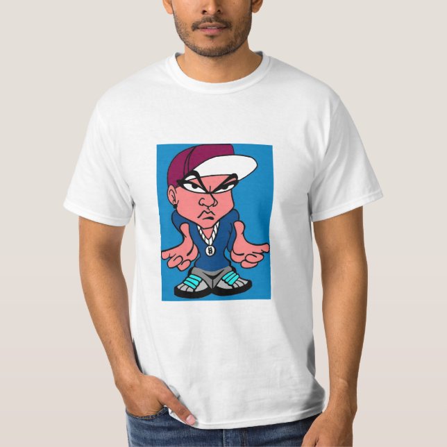 camiseta del caracter del homie (Anverso)
