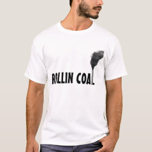 Camiseta del carbón de Rollin