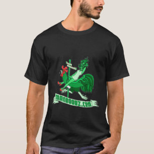 Camiseta del carrusel del chico malo (verde y