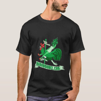 Camiseta del carrusel del chico malo (verde y