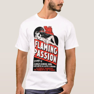 Camiseta del cartel de película de la "pasión